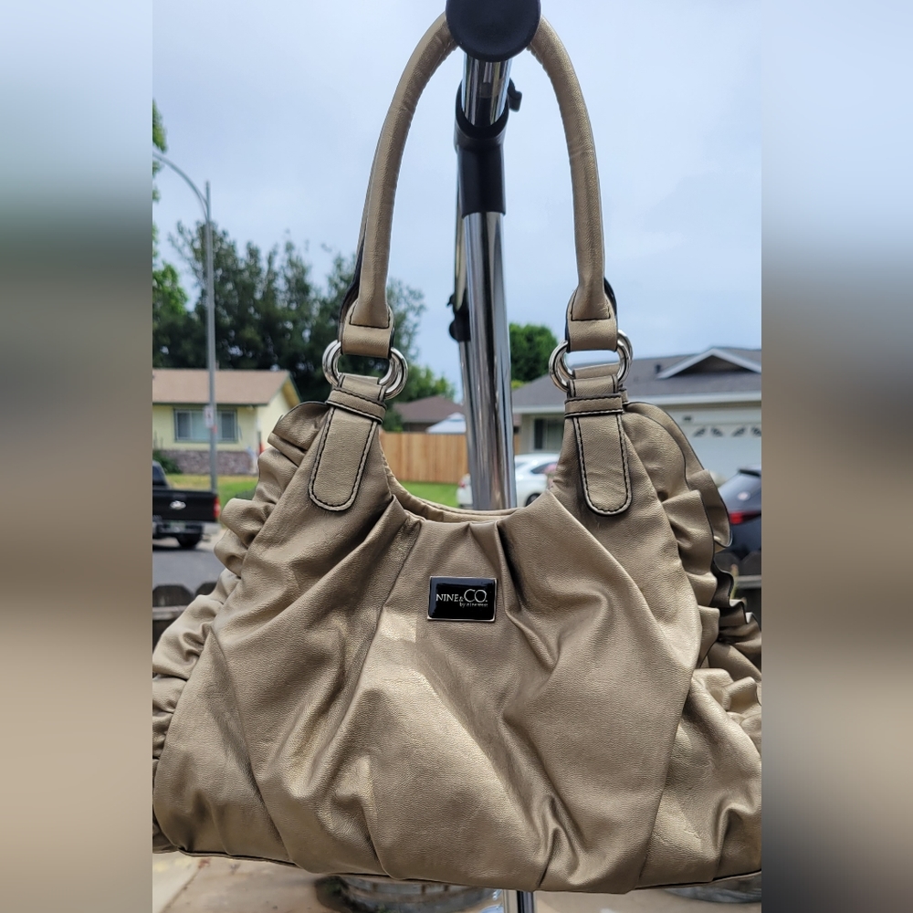 Nine & Co Gold Handbag